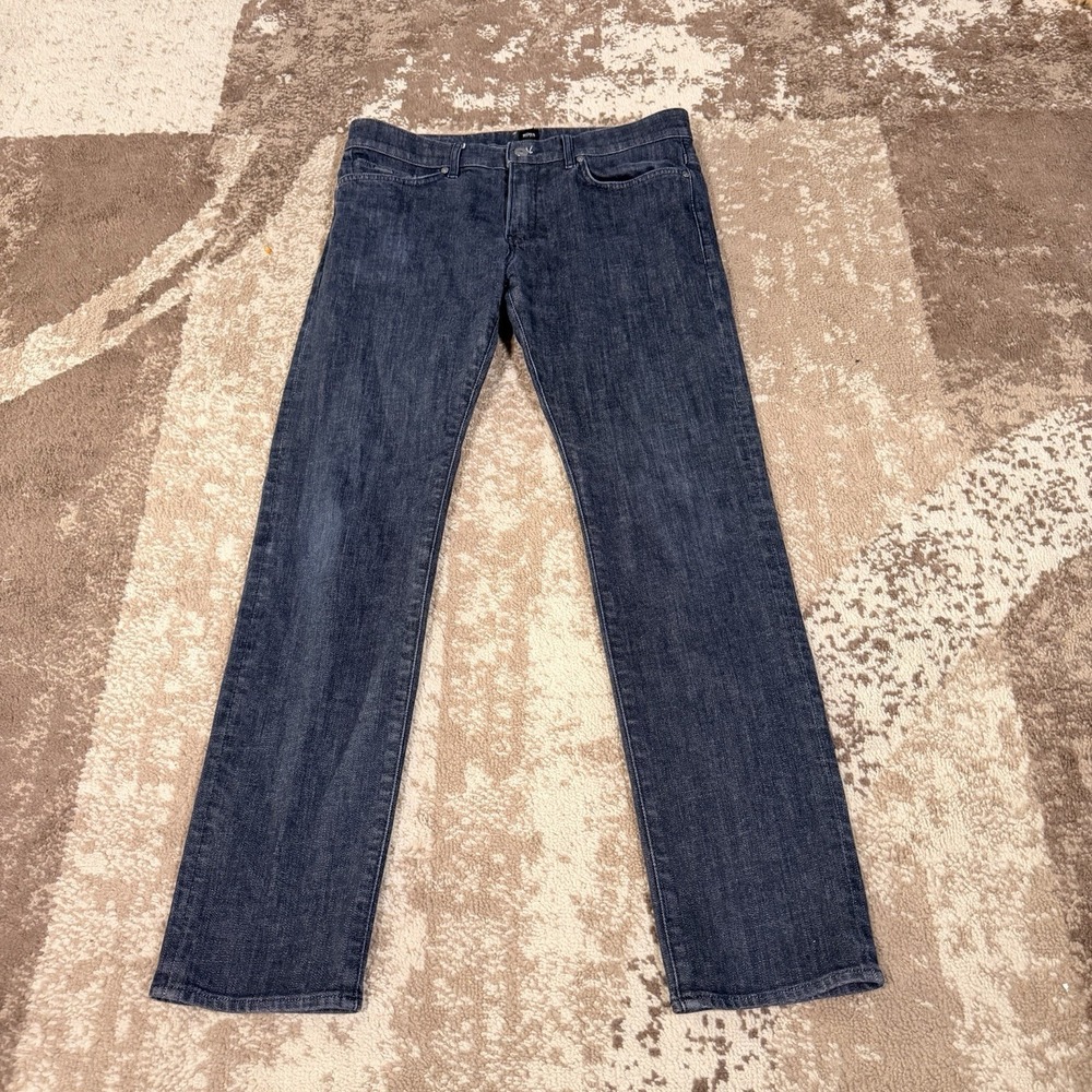 Hugo Boss Cashmere Touch Jeans Mens 33x30 Blue Candiani Stretch Denim